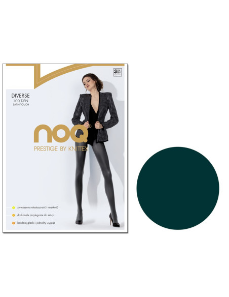 Blizgančios nepermatomos pėdkelnės 100 den - 8