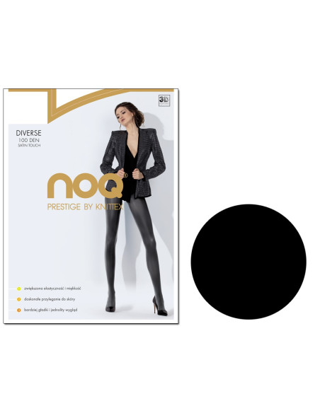 Blizgančios nepermatomos pėdkelnės 100 den - 9