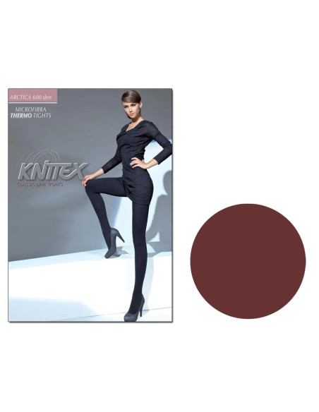 Mikrofaserstrumpfhose mit 600den Fleece - 5