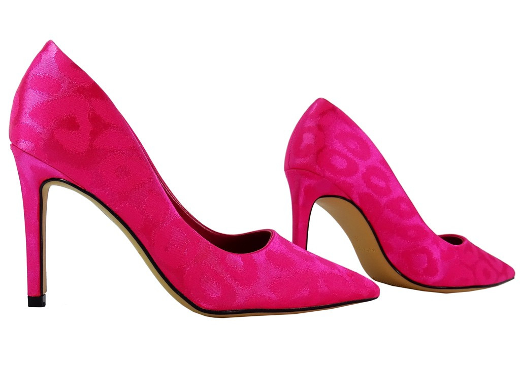 Talons aiguilles pour femmes en rose chiné - 3