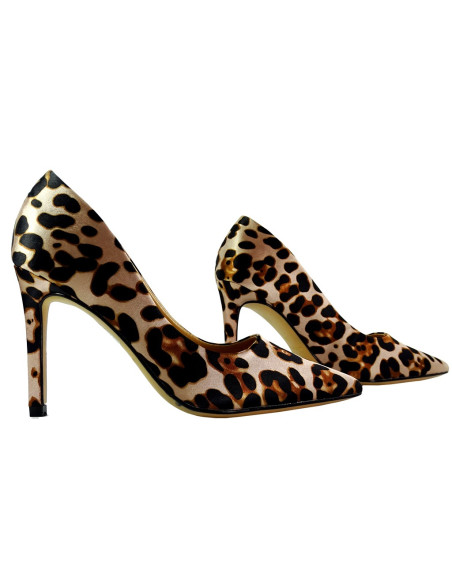 Stilettos mit gesprenkeltem Leopardenmuster - 3