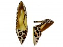 Pantofi stiletto cu imprimeu leopard pestriț - 4