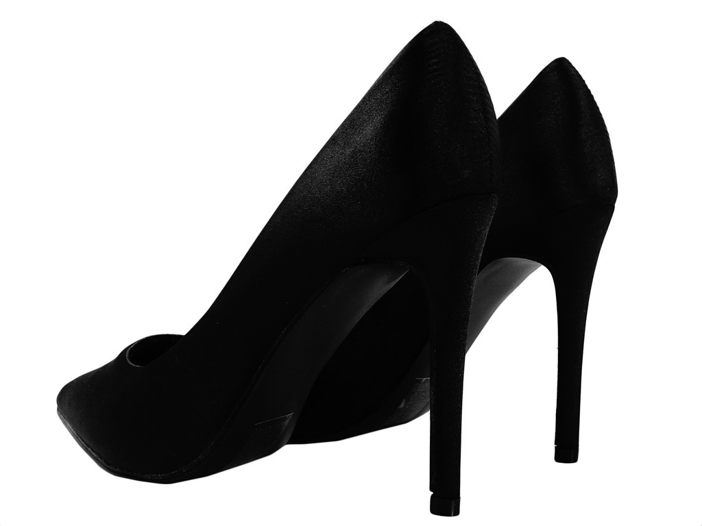 Talons aiguilles noirs pour femmes - 2