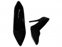 Női fekete tűsarkú cipő - 4
