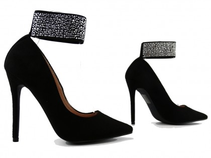 High classic stilettos with ankle strap - 3