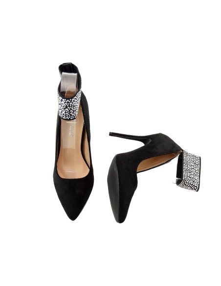 Hohe klassische Stilettos mit Knöchelriemen - 4