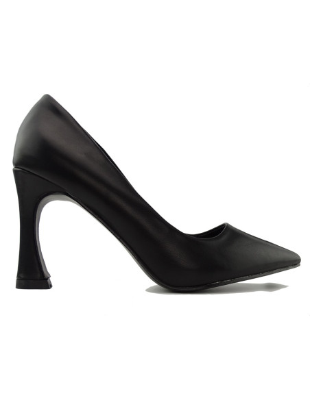 Women's matte black stilettos - 1
