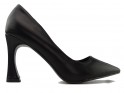 Women's matte black stilettos - 1