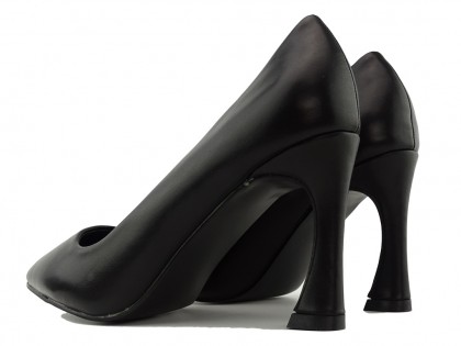Women's matte black stilettos - 2