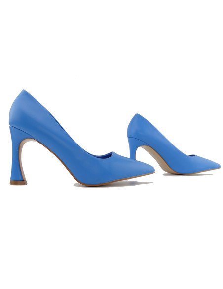 Talons aiguilles bleu mat pour femmes - 3