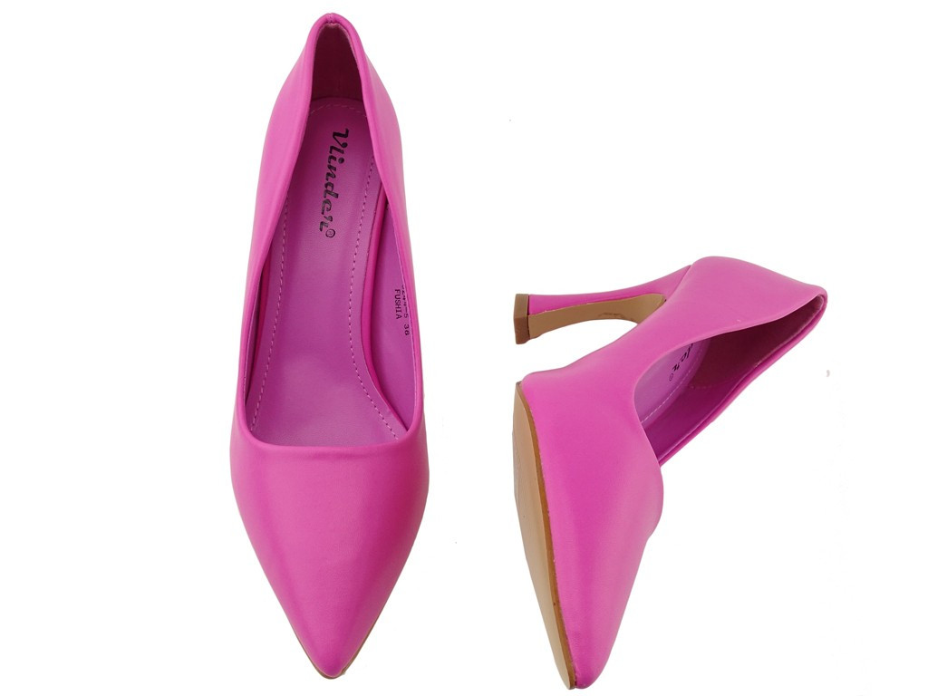 Talons aiguilles pour femmes, rose mat - 4