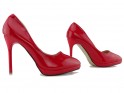 Red lacquered stilettos eco leather - 3