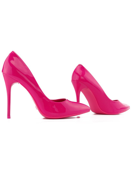 Pink shapely stilettos lacquer shoes - 3 Pink shapely stilettos lacquer shoes - 3