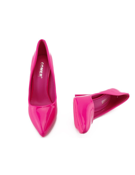 Pink shapely stilettos lacquer shoes - 4 Pink shapely stilettos lacquer shoes - 4