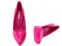 Rózsaszín, formás tűsarkú cipő - 4