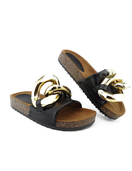 Fekete flip-flop nagy lánc - 1