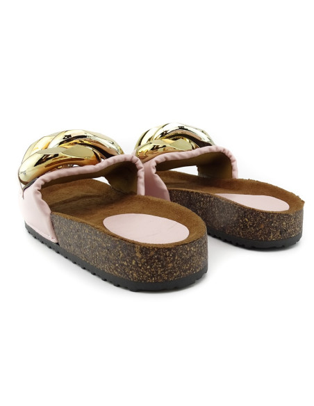 Pink flip-flops large chain - 4