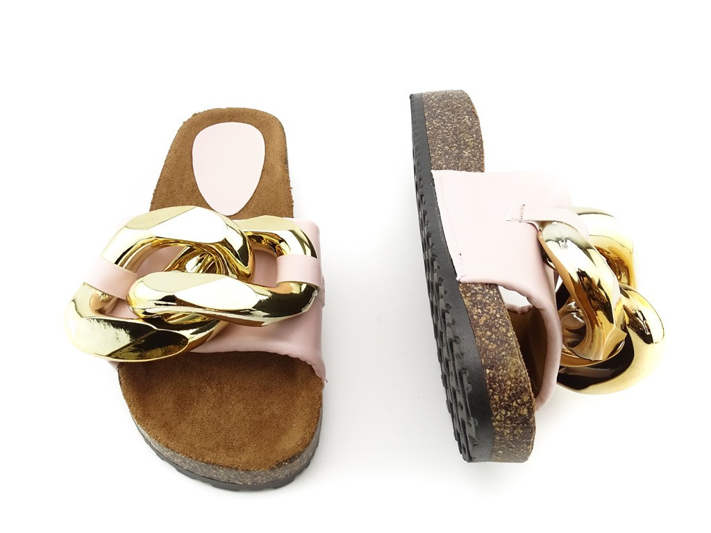 Pink flip-flops large chain - 5