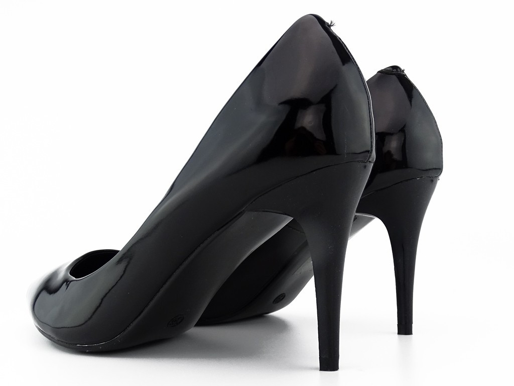 Tocuri stiletto joase negre pentru femei - 4
