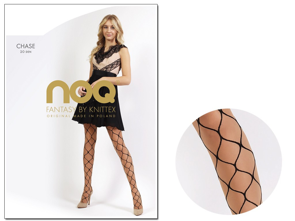 Rajstopy wzorzyste duża kabaretka - 3