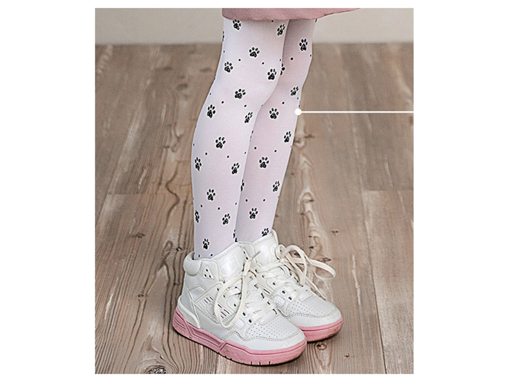 Collants pour enfants à motifs de pattes de chien - 2
