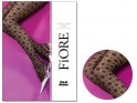 Women's floral tights on mesh - 3