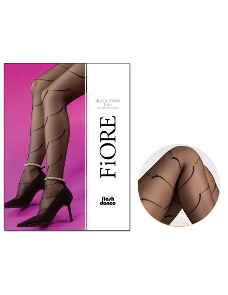 Collants à motifs rayés de Fiore - 3
