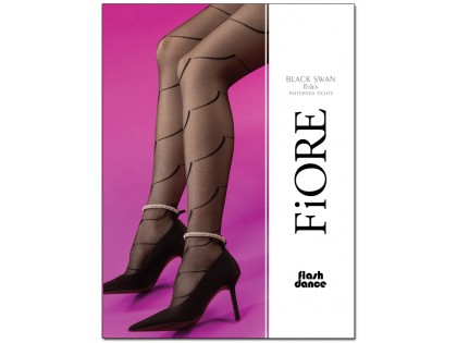 Black stockings with hole panty waistband - Sklep Kokietki