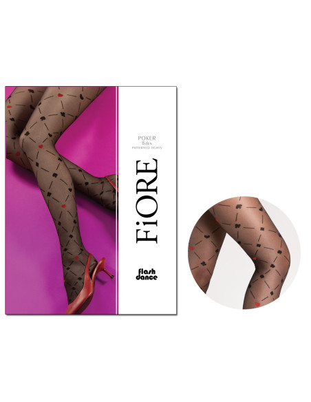 Poker patterned tights card pattern - 3 Poker patterned tights card pattern - 3