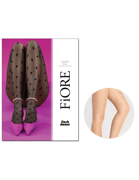 Collants à motifs pois 15den Fiore - 4
