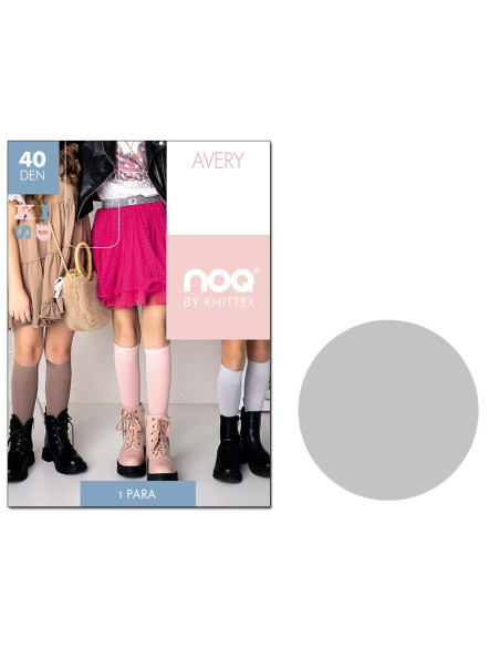Smooth microfiber girls' knee socks - 4