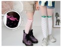 Girls' tights like polka dot knee socks - 2