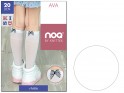 Girls' knee socks with decorative bow - 3