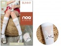 Шкарпетки для дівчаток до колін з кроликом - 3