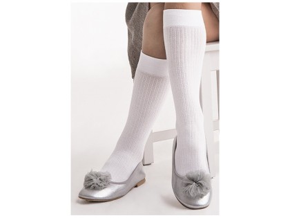 Шкарпетки для дівчаток з віскози до колін Molly - 2