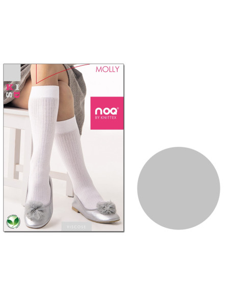 Meiteņu viskozes zeķes līdz ceļgaliem Molly - 5