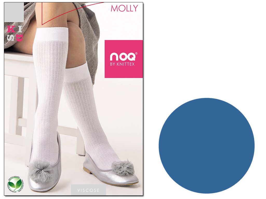 Meiteņu viskozes zeķes līdz ceļgaliem Molly - 6