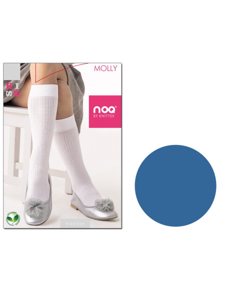 Meiteņu viskozes zeķes līdz ceļgaliem Molly - 6