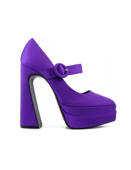 Lila platform cipő magas sarkú cipő - 1