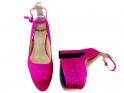 Pink platforms with ankle strap - 5