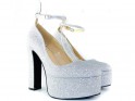 Silver platforms with ankle strap - 2