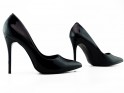 Black neat stiletto heels - 3