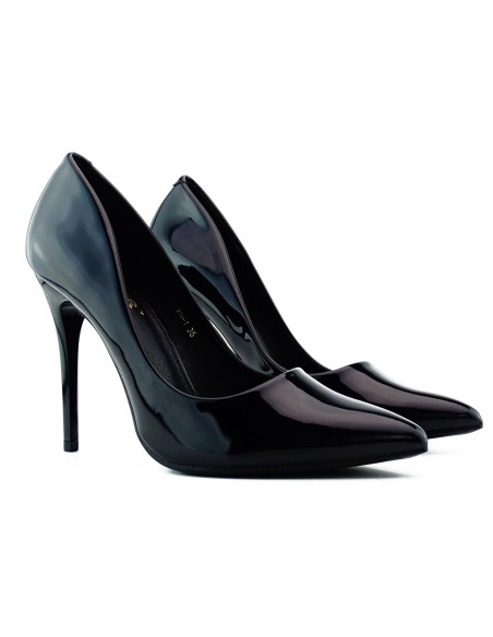 Schwarze formschöne Stiletto-Absätze - 2