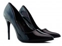 Black neat stiletto heels - 2