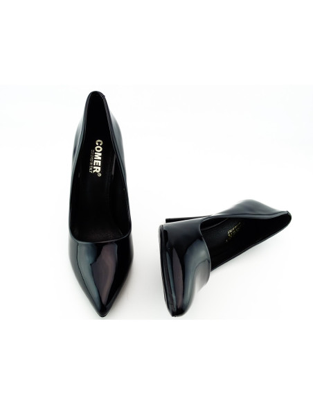 Melni kupli stiletto papēži - 5
