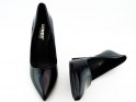 Black neat stiletto heels - 5