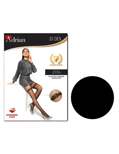 Colanți cu model până la coapse - 3
