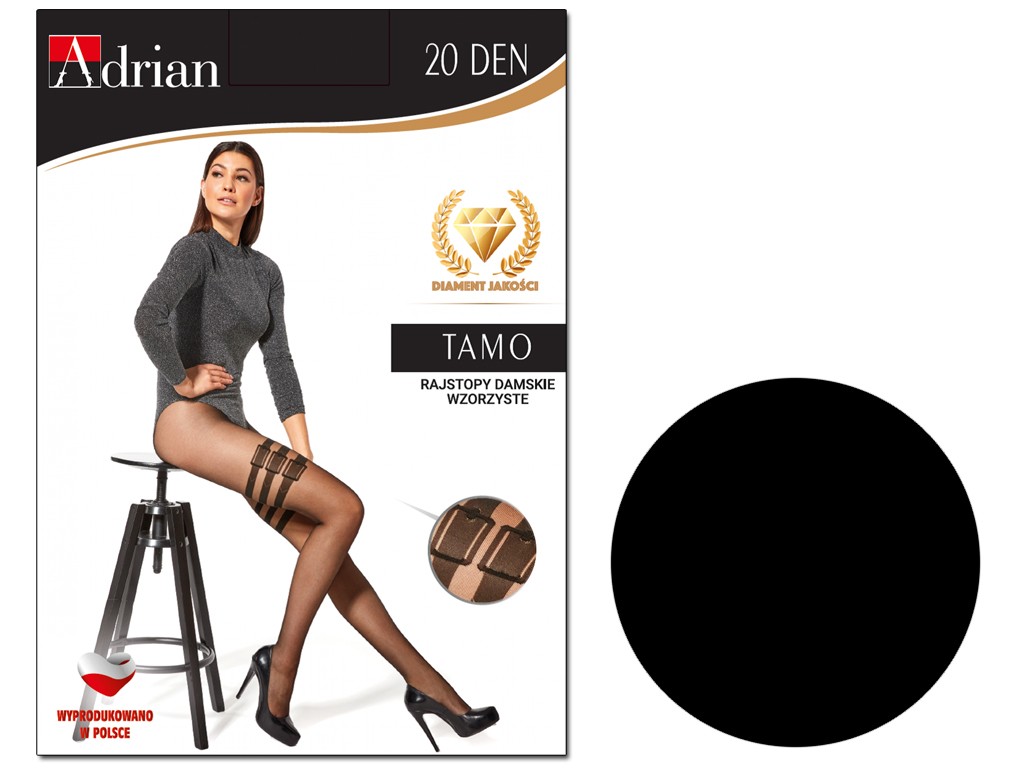 Patterned tights like tattoo stockings - 3