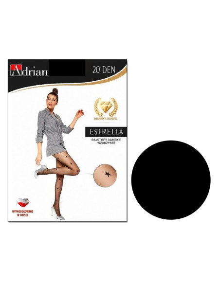 Colanți cu model cu stea pentru femei - 3 Colanți cu model cu stea pentru femei - 3