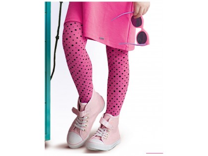 Children's dotted soft tights - 2